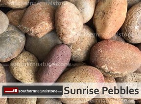 sunrise beach mexican pebbles